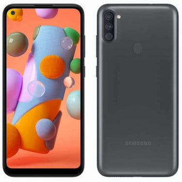 Samsung Galaxy A11 Single-SIM 32GB ROM + 2GB RAM 4G LTE Smartphone - Black - Mobiles